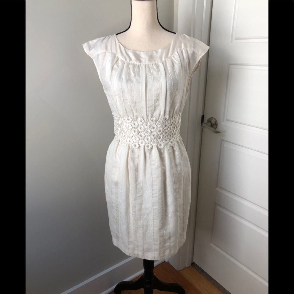 Cynthia Steffe Cream Midi Dress